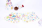 Happy Birthday Stars Luncheon Napkins - 33cm (x20)  (12/72)