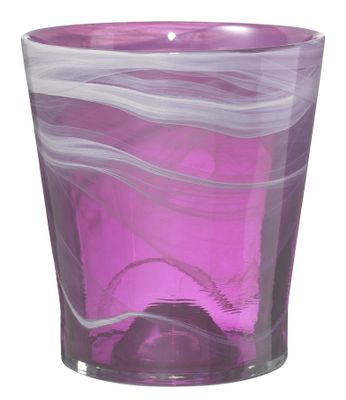 Salinas Ceramic Pot - Marble-Blackberry 13x15cm