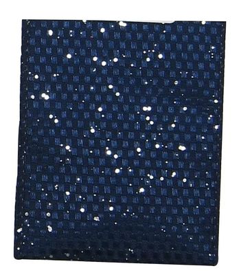 Navy sparkle christmas ribbon 63mm x 10 yrds