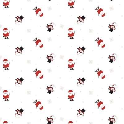 80cm Santa/Snowman Waving Film 