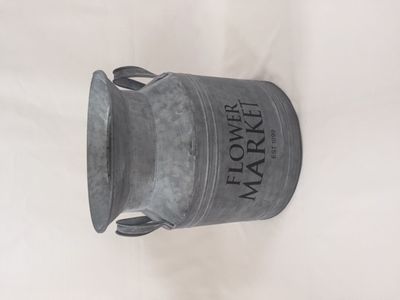 Milk Churn with Black Print