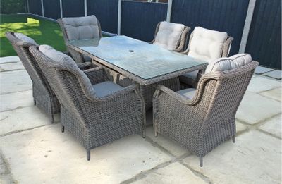 Rowena Rattan Garden Set (6 Single Chairs)