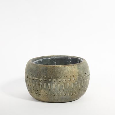 Totem Bowl Planter 16x16x9.5cm (1/12)