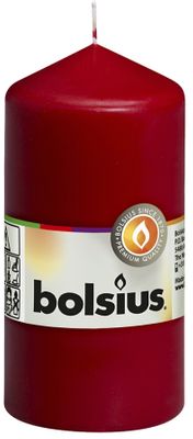 Bolsius Pillar Candle Wine Red (120/60 mm)