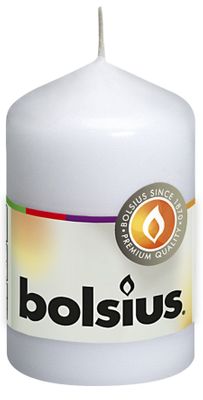 Bolsius Pillar Candle White (80/48 mm)