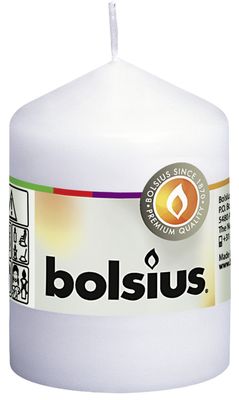 Bolsius Pillar Candle White (150/58 mm)