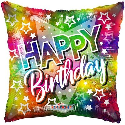 Birthday Big Star Multicolour Balloon (18 inch)