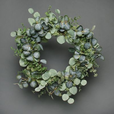 Eucalytus and White berry Wreath 67cm 