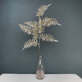 Glitter Fern spray Gold