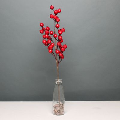 Red Large Berry stem 67cm