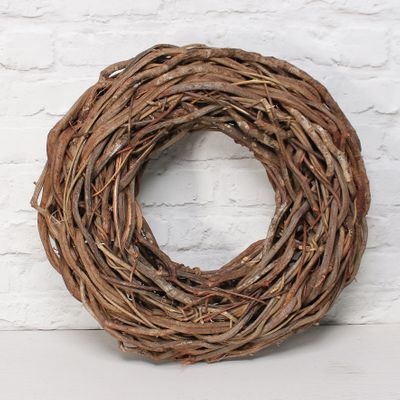 Wreath  Flat Rattan D48.0 Natural