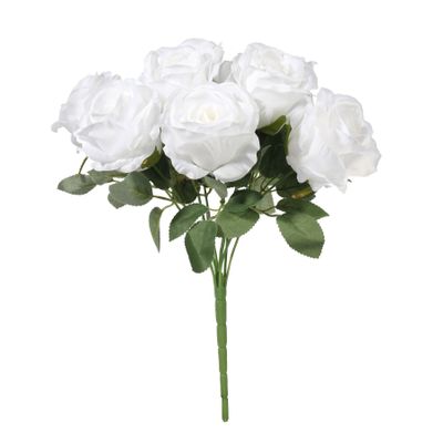 Rose Bush x 9 White (12/48)