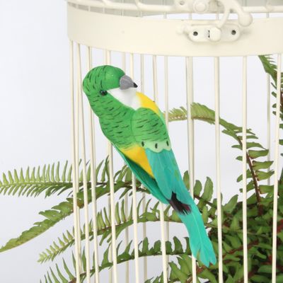 Green Budgie w/clip