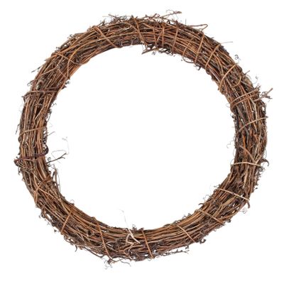 50cm Round Natural Vine Wreath