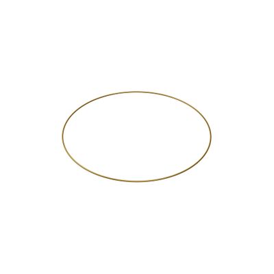 40cm Gold Bridesmaid Flower Hoop (1/10)