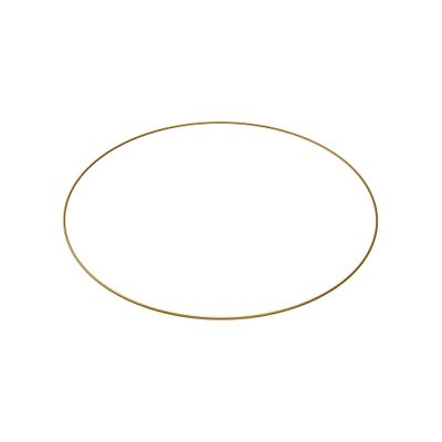 50cm Gold Bridesmaid Flower Hoop (1/10)