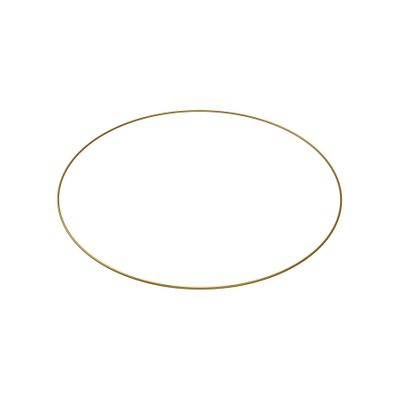 50cm Gold Bridesmaid Flower Hoop (1/10)