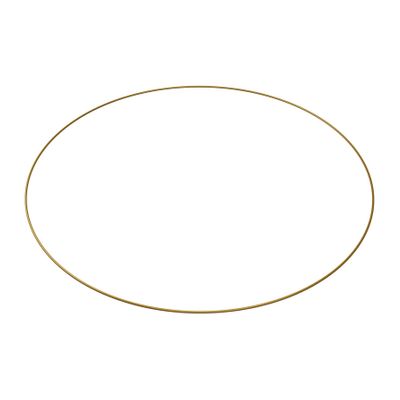 60cm Gold Bridesmaid Flower Hoop (1/10)