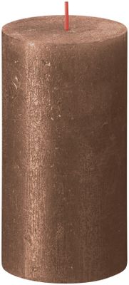 Bolsius Rustic Shimmer Metallic Candle 130 x 68 - Copper