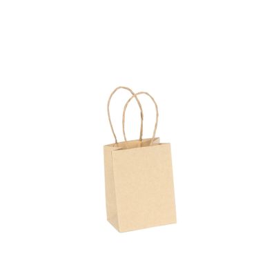 Kraft Paper  Bag Brown (H8cm W6cm D4cm)  - Pack of 10