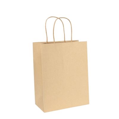 Kraft Paper Bag Brown (H23cm W18cm D10cm) - Pack of 10