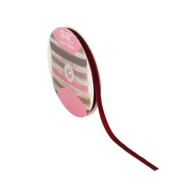 Burgundy Velvet Ribbon 10mm x 20m