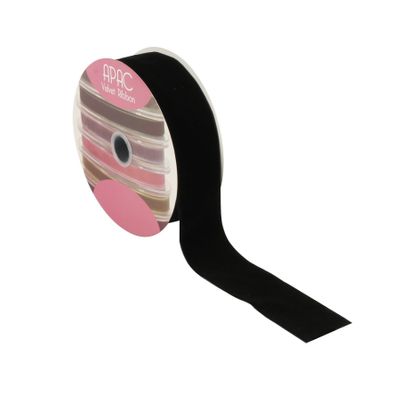 Black Velvet Ribbon 50mm x 20m 