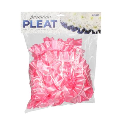 Baby Pink - 50mm Premium Pleat Ribbon 10m 