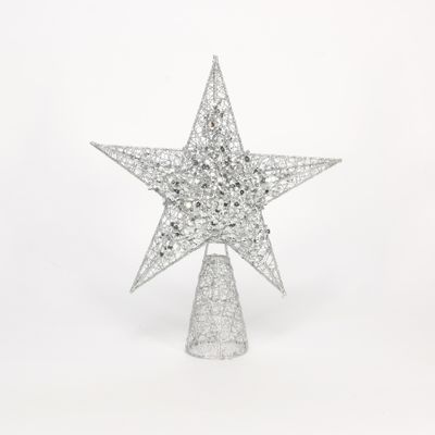 Star Tree Topper-ROSE GOLD/SILVER