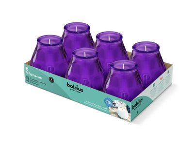 Bolsius Professional Twilight Candles 104/99mm Tray 6 - Purple