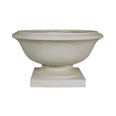 Hortus Contempo Garden squat pot 32cm Cream 