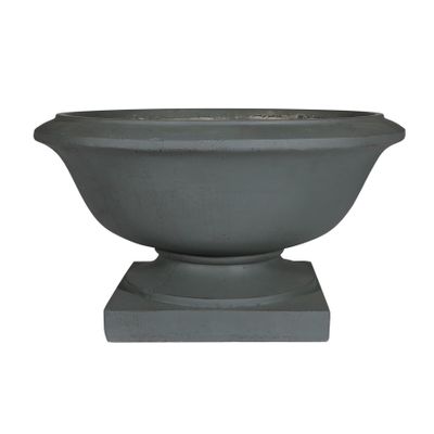 Hortus Contempo garden squat pot 32cm Grey