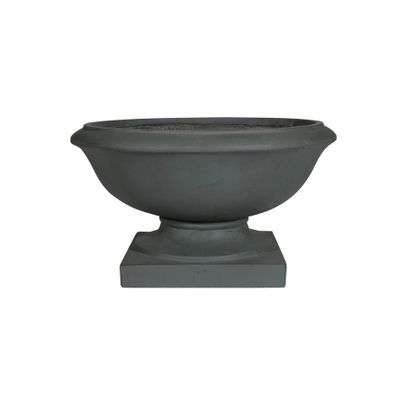 Hortus Contempo garden  squat pot 27cm Grey