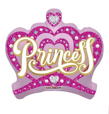  Princess Crown - Metallic Balloon - 18 Inch 