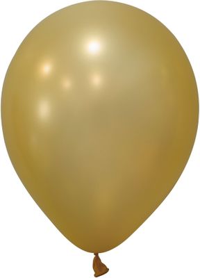 Gold Metallic Latex Balloon - 12 inch - Pk 100