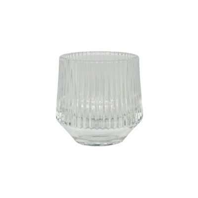 Rigel Ribbed Votive H8cm x Dia 8cm