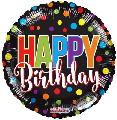 Birthday Dots Balloon - 18 Inch