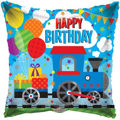Birthday Train Balloon - 18 Inch