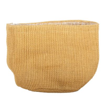 Jute Nursery Basket with Liner - 20x20cm