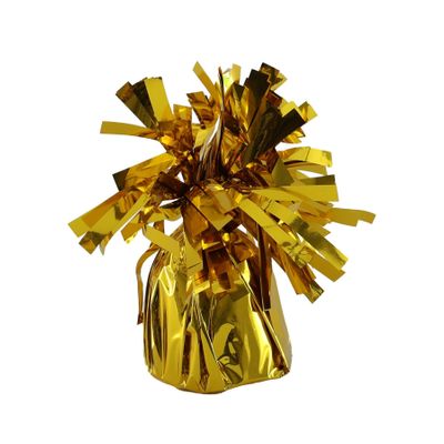 Gold Foil Balloon Weight with Tag