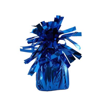Dark Blue Foil Balloon Weight with Tag