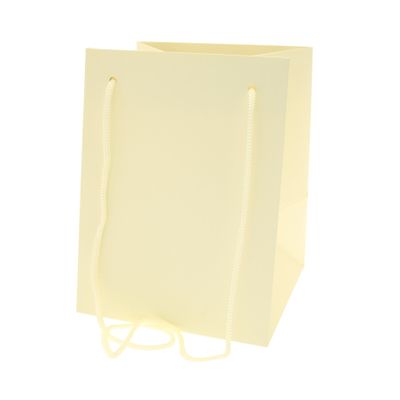 Hand Tie Bag 19x25cm - Pearlised Cream