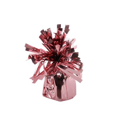 Light Pink Foil Balloon Weight with Tag