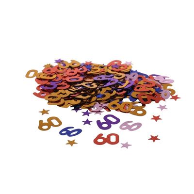 60+ mini stars Confetti (14 grams) - Multi (6/288)
