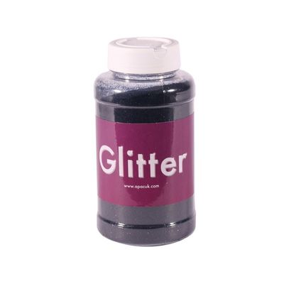 Black Glitter - 450grm Bottle (6/24)