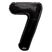 Black 7 Number Balloon (34 Inch)