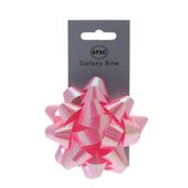 Iridescent Pink Galaxy Bow on Header