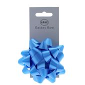 Royal Blue Galaxy Bow on Header