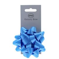 Royal Blue Galaxy Bow on Header