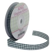 Green Gingham Ribbon (15mm x 20m)